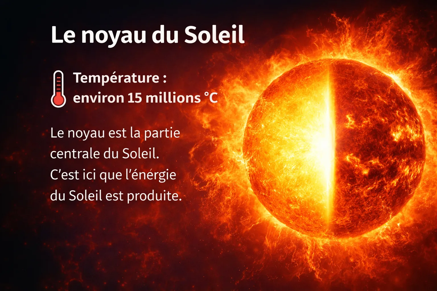 Le noyau du Soleil