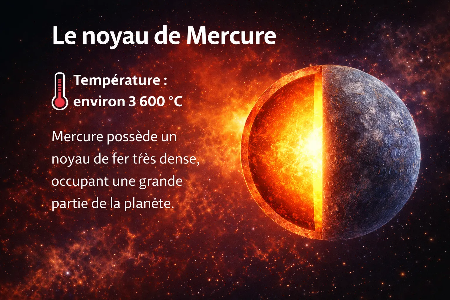 Noyau de Mercure
