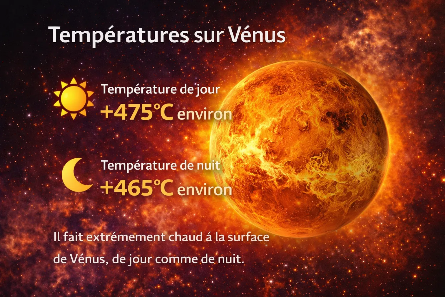 Température de Vénus
