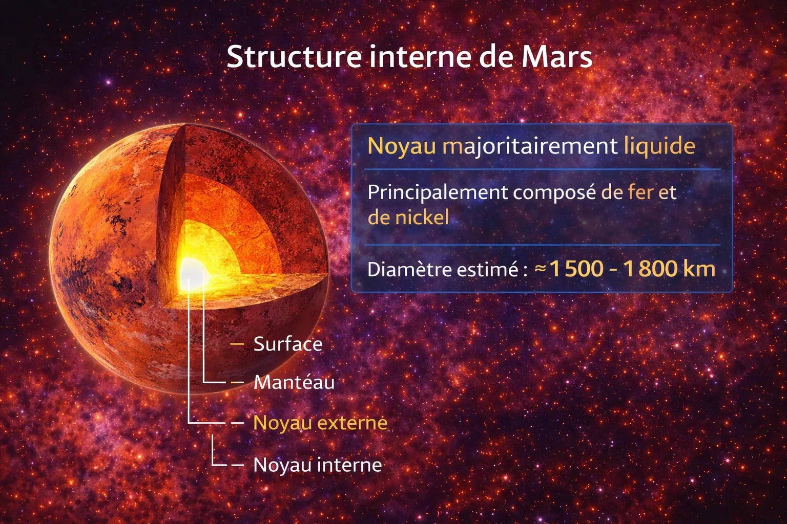 Noyau de Mars